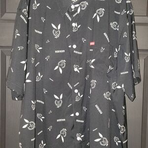 Black Dixxon Button-Up Shirt